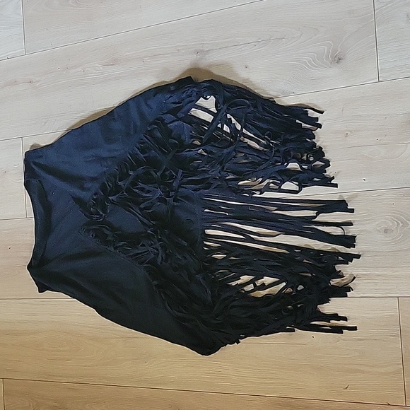 Jackets & Blazers - Fringe vest